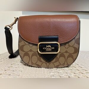 Coach Brown and Black Women's Purse